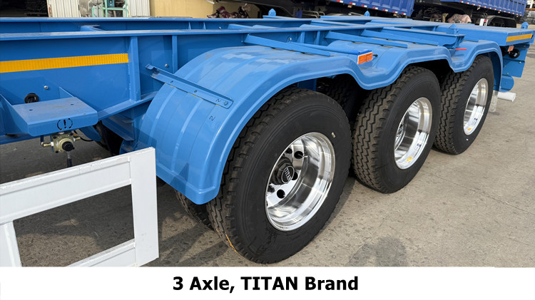 Tri Axle Intermodal Chassis Trailer for Sale in Ghana