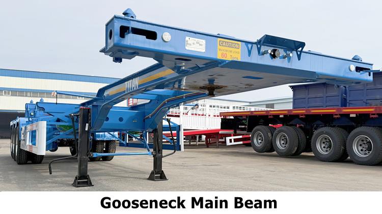Tri Axle Intermodal Chassis Trailer for Sale in Ghana