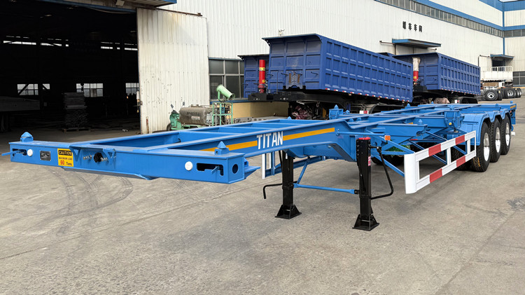 Tri Axle Intermodal Chassis Trailer for Sale in Ghana
