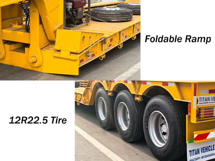 RGN Removable Gooseneck Trailers for Sale in Ghana Takoradi