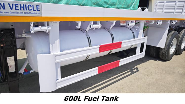 40 Foot 3 Axle Flatbed Semi Trailer for Sale Near Me in Ghana