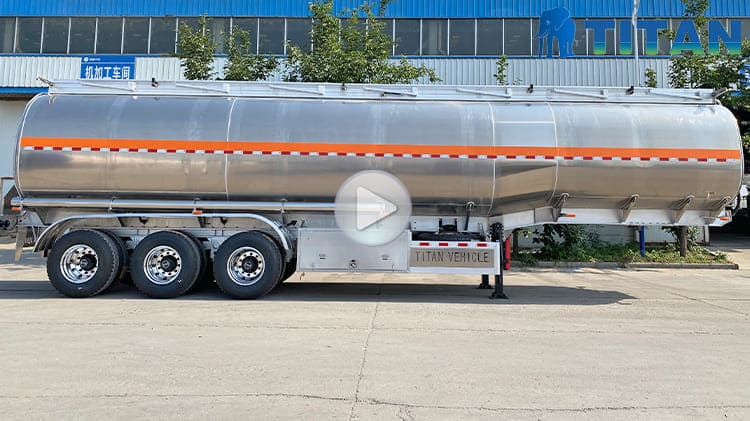Palm Oil Tanker Semi Trailers for Sale in Takoradi Ghana