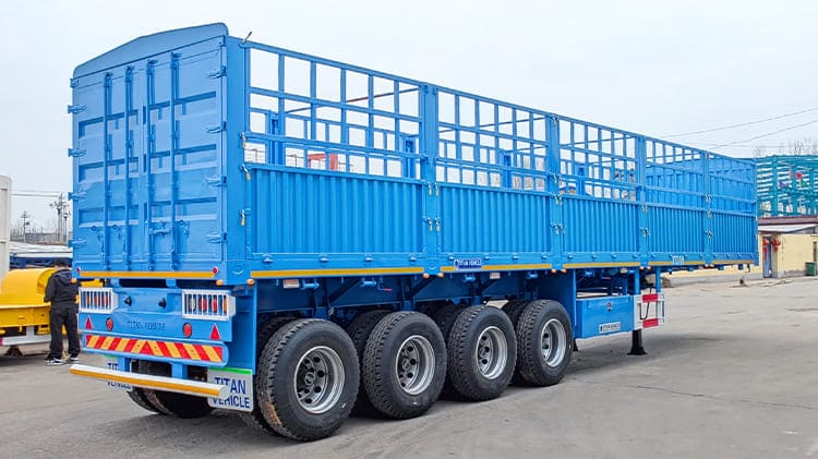 Fence Cargo Stake Semi Trailer for Sale in Tema Ghana