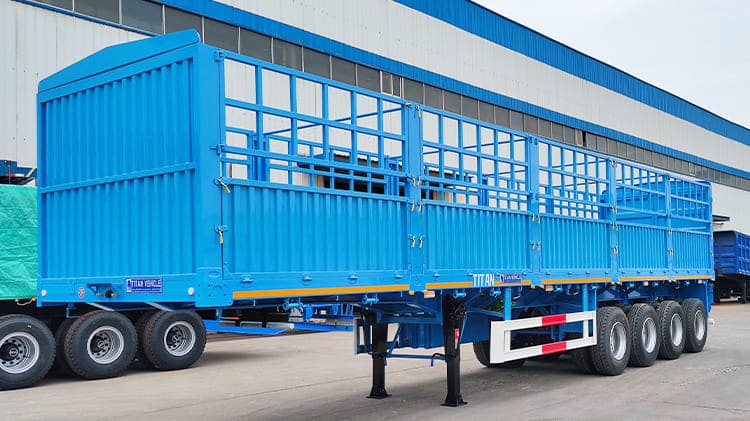 Fence Cargo Stake Semi Trailer for Sale in Tema Ghana
