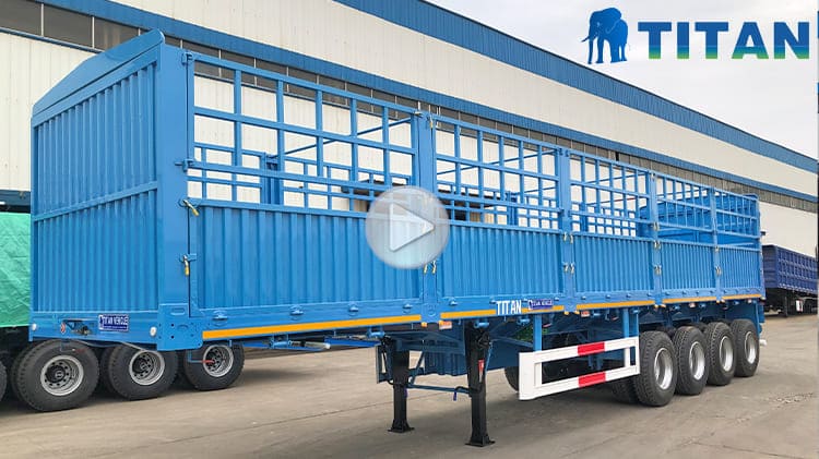 Fence Cargo Stake Semi Trailer for Sale in Tema Ghana