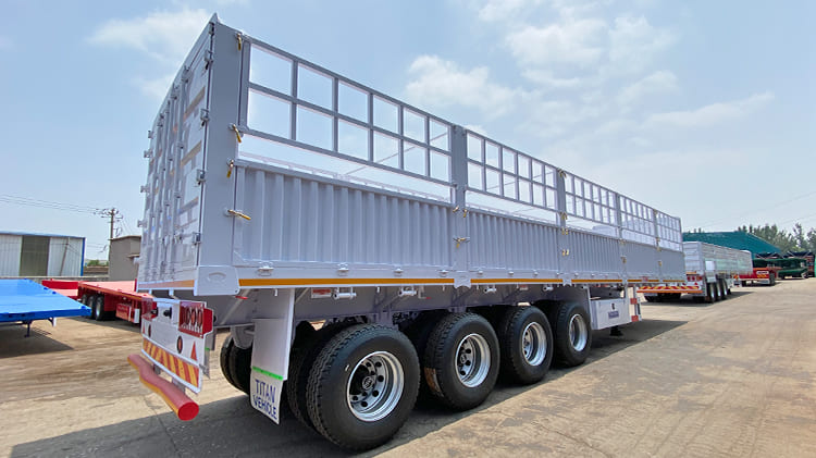 Fence Trailer for Sale in Ghana Takoradi | Cargo Semi Trailer