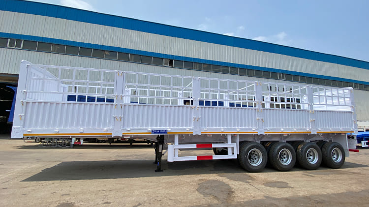 Fence Trailer for Sale in Ghana Takoradi | Cargo Semi Trailer