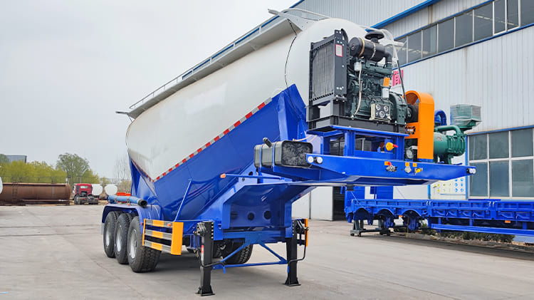 Cement Tanker Truck Trailer Price for Sale in Ghana Tema