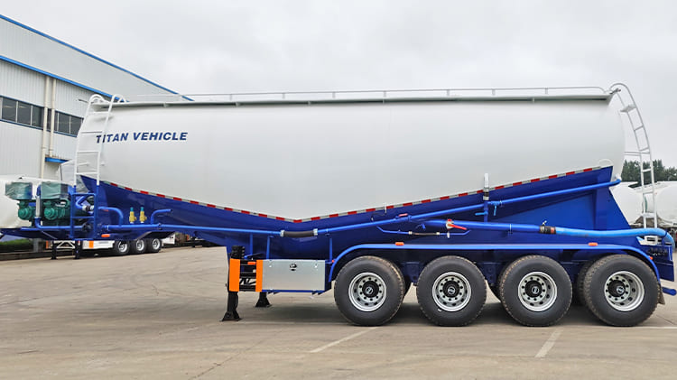 Dry Bulk Cement Tanker Truck Trailer for Sale in Accra Ghana