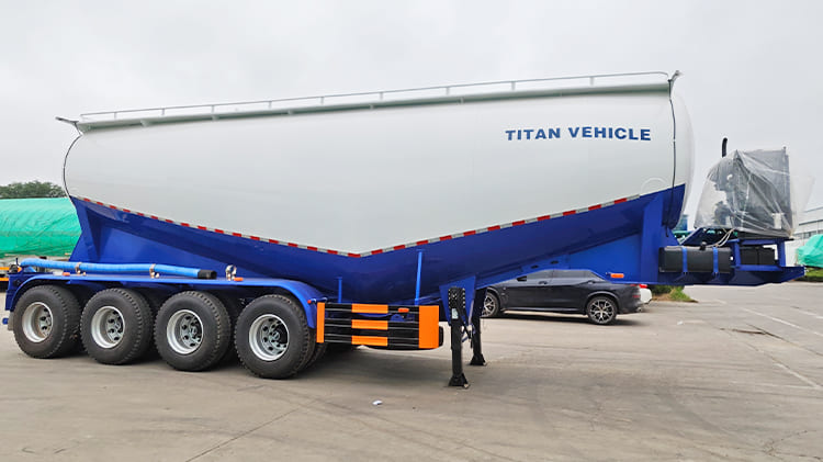 Dry Bulk Cement Tanker Truck Trailer for Sale in Accra Ghana