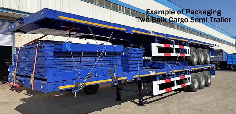 2025 New Bulk Cargo Semi Trailer with Side Wall in Ghana