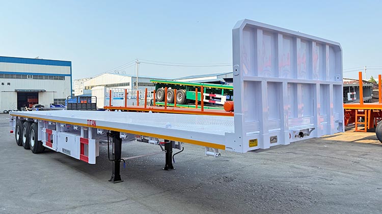 3 Axle Flatbed Semi Trailer Manufacturers for Sale in Ghana