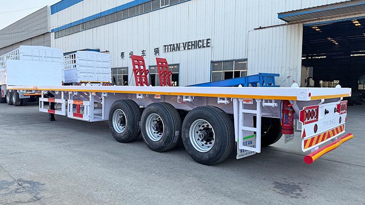 3 Axle Flatbed Semi Trailer Manufacturers for Sale in Ghana