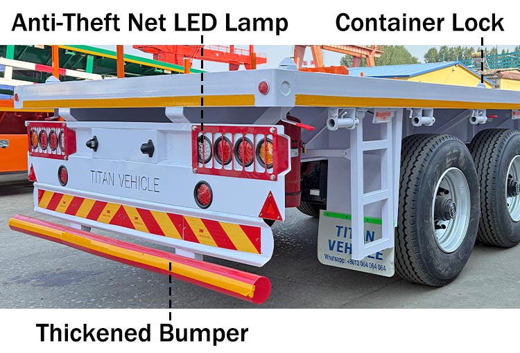 3 Axle Flatbed Semi Trailer Manufacturers for Sale in Ghana