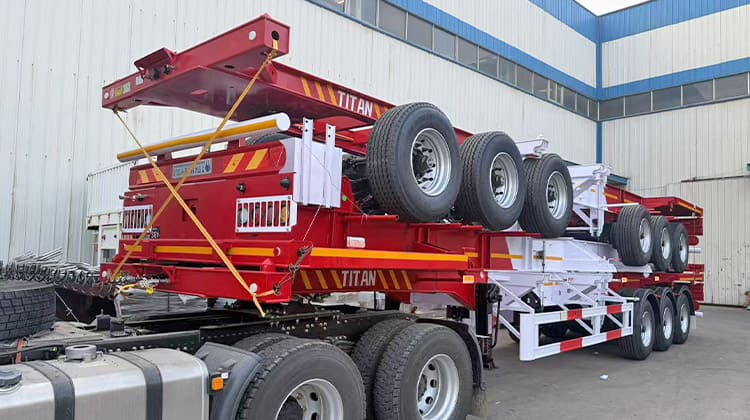 20 40 Ft Container Trailers for Sale in Ghana Accra