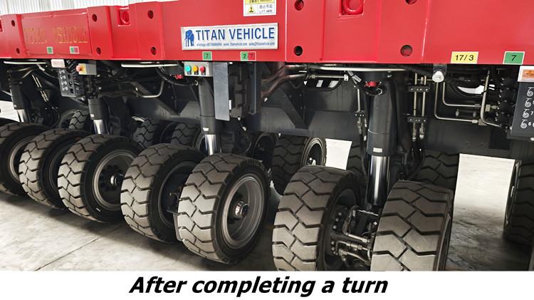 SPMT Mammoet Self Propelled Modular Transporter Trailer in Ghana