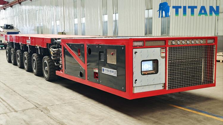 SPMT Mammoet Self Propelled Modular Transporter Trailer in Ghana