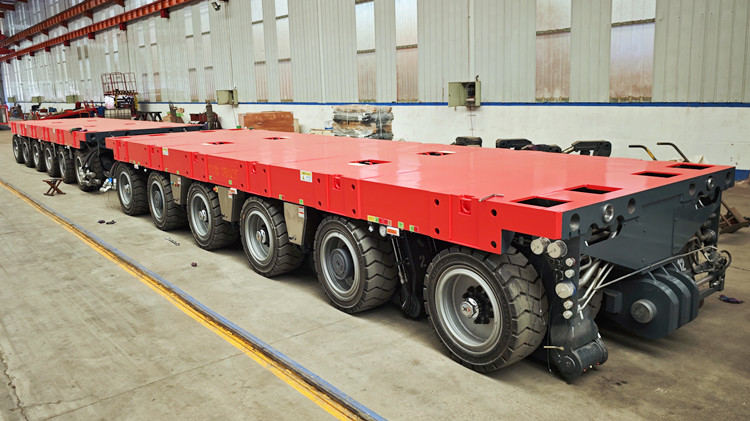 SPMT Mammoet Self Propelled Modular Transporter Trailer in Ghana