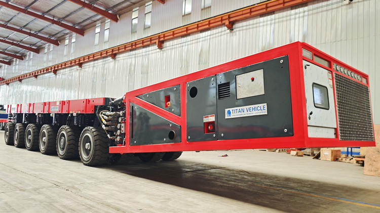SPMT Mammoet Self Propelled Modular Transporter Trailer in Ghana