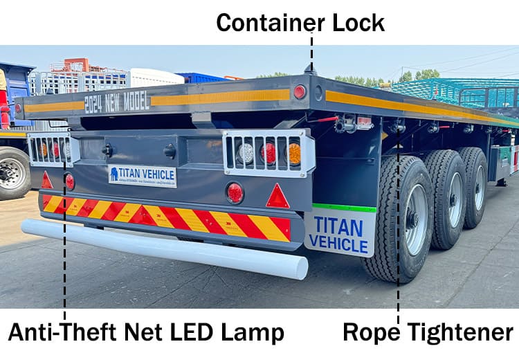 40 Ft Flatbed Trailer for Sale Near Me in Accra Ghana