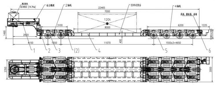 Scheuerle Hydraulic Multi Axle Modular Trailer for Sale in Ghana