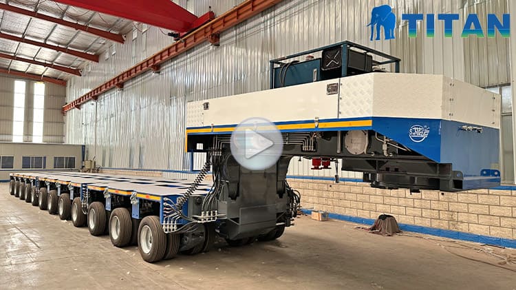 Hydraulic Goldhofer Multi Axle Trailer for Sale in Ghana