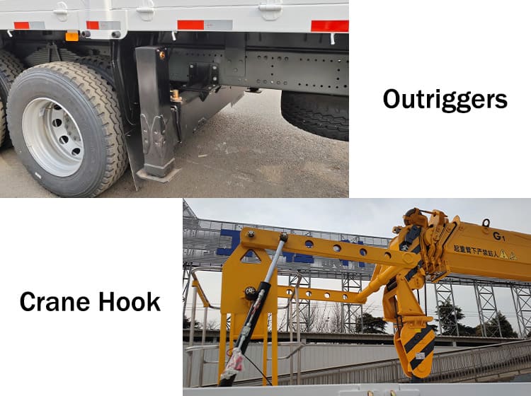 Heavy Duty Lorry Mounted Crane for Sale in Ghana