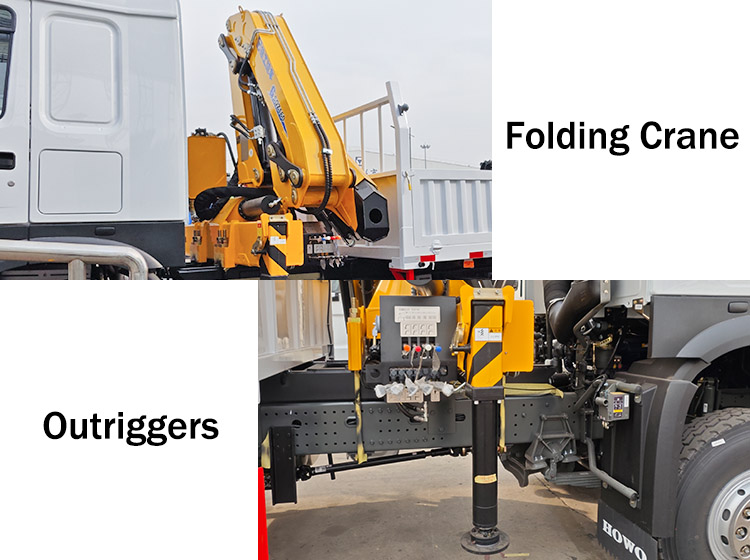 Mobile Folding Crane Truck Mounted for Sale in Ghana