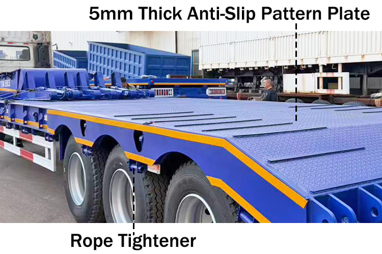 3 Axle Low Bed Trailer Price for Sale in Ghana