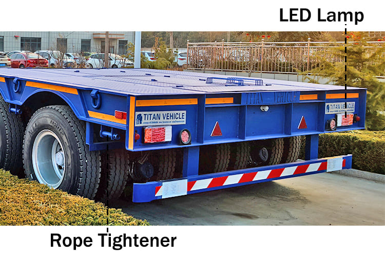 120 Ton Floding Gooseneck Lowboy Trailer for Sale in Ghana