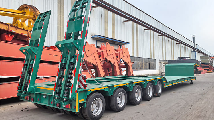 Hydraulic Multi Axle Low Bed Trailer for Sale in Ghana