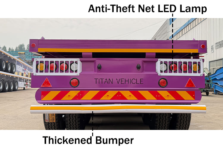 4 axle 40 Ft Flatbed Trailer for Sale Near Me in Ghana