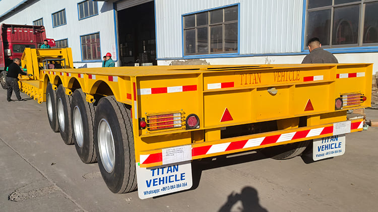 4 Axle 100 Ton Lowboy Trailer for Sale in Ghana Accra