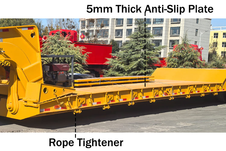 4 Axle 100 Ton Lowboy Trailer for Sale in Ghana Accra