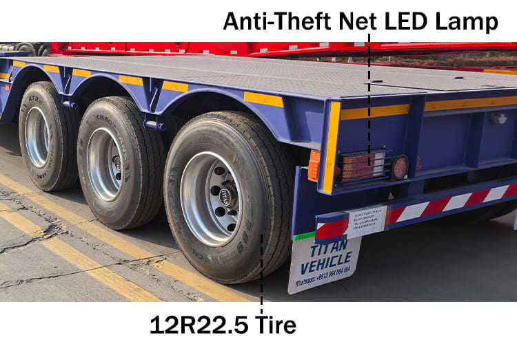 3 Axle Detachable Gooseneck Lowboy Trailer for Sale in Ghana