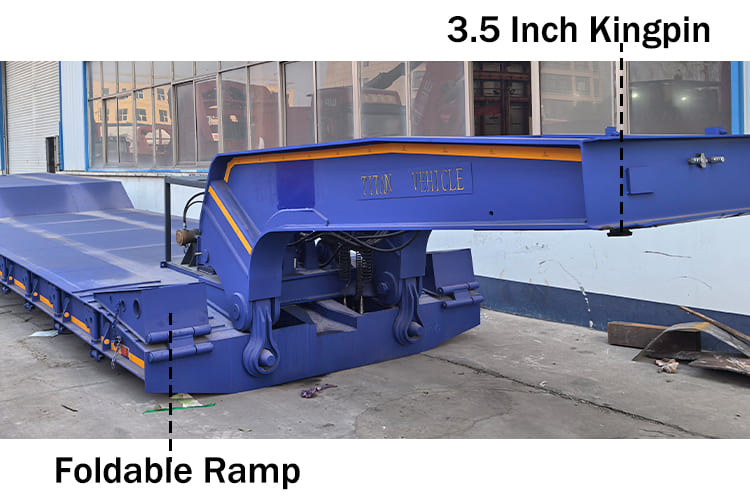 3 Axle Detachable Gooseneck Lowboy Trailer for Sale in Ghana