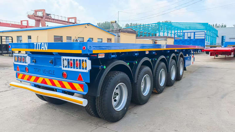 Heavy Duty Flatbed Trailer Cost for Sale in Ghana Accra