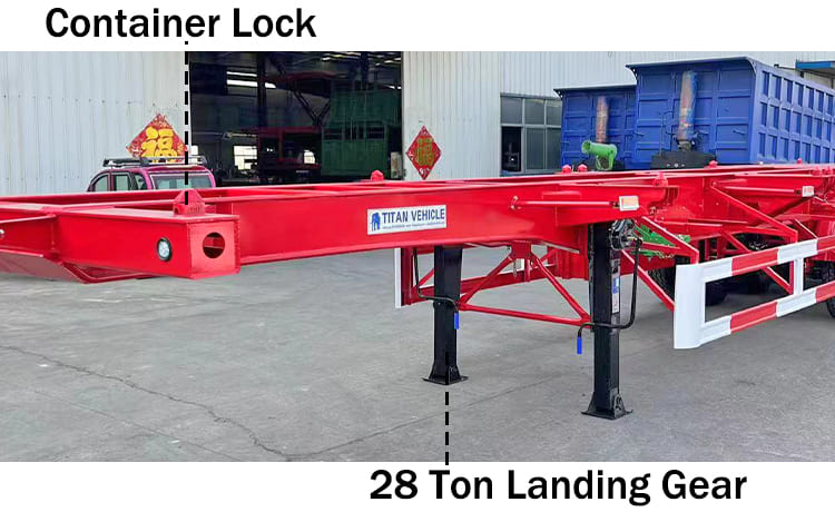 40 Foot Shipping Container Chassis for Sale in Ghana