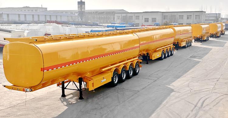 4 Axle Diesel Fuel Tanker Trailer for Sale in Ghana