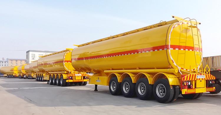 4 Axle Diesel Fuel Tanker Trailer for Sale in Ghana
