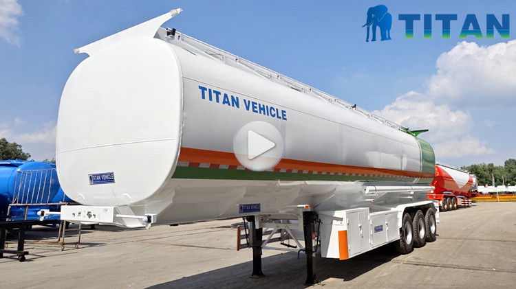 45000 Liters Fuel Tanker Semi Trailer for Sale in Ghana