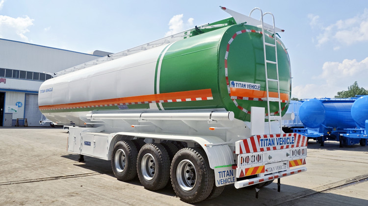 45000 Liters Fuel Tanker Semi Trailer for Sale in Ghana