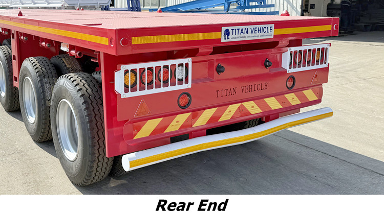 4 Axle Semi Flatbed Trailer for Sale in Ghana