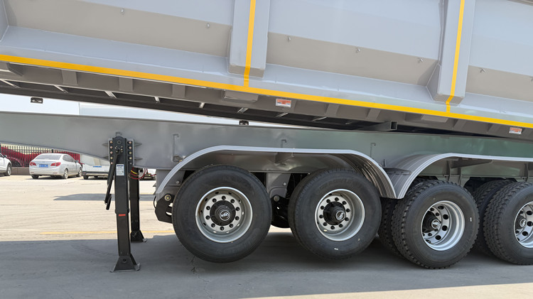 6 Axle End Semi Dump Trailer Prices in Ghana