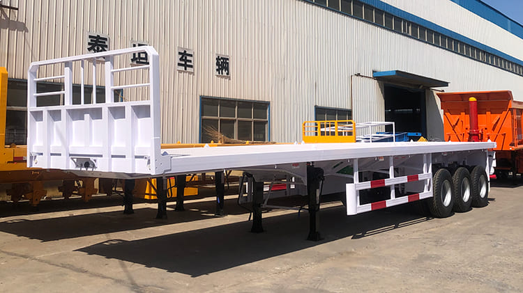 TITAN 3 Axle 40 FT Flatbed Semi Trailer for Sale in Ghana