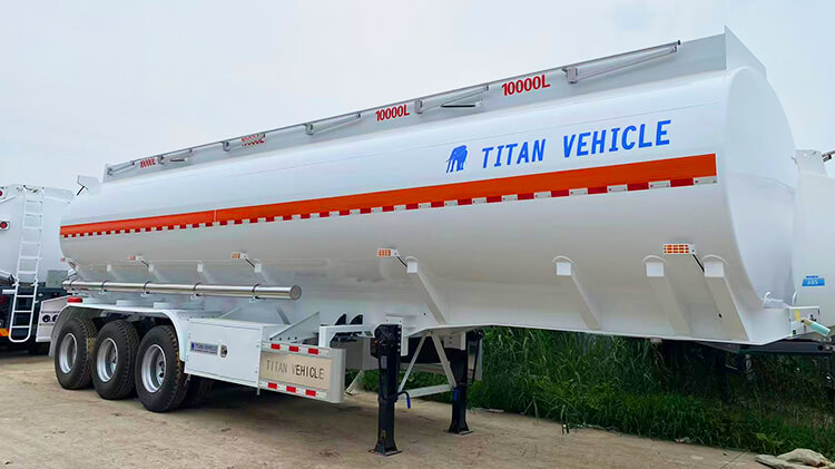 3 Axle 40000 Liters Diesel Tanker Trailer for Sale in Ghana