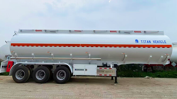 3 Axle 40000 Liters Diesel Tanker Trailer for Sale in Ghana