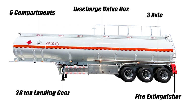 3 Axle Fuel Tanker Trailer for Sale in Tema Ghana