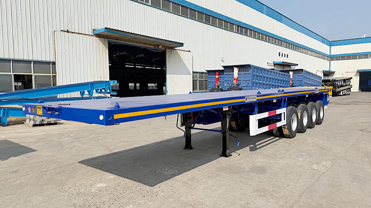 TITAN 4 Axle 40 Foot Flat Bed Trailers for Sale in Ghana