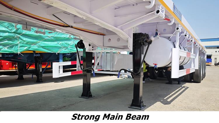 Tri Axle Semi Flatbed Trailer Price in Ghana